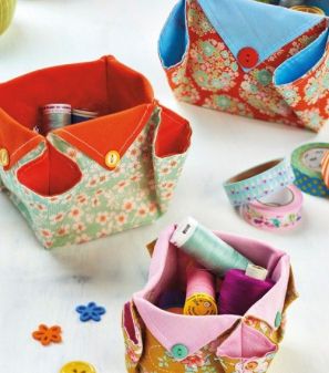 Origami Fabric Boxes