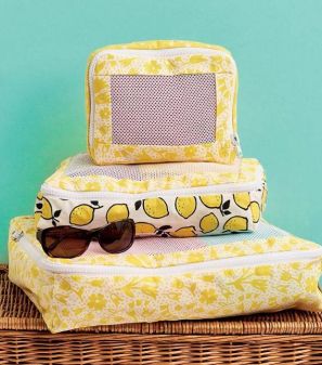 DIY Travel Multi-Size Packing Cubes Sewing Pattern