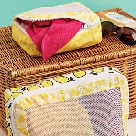 Homemade packing cubes clearance
