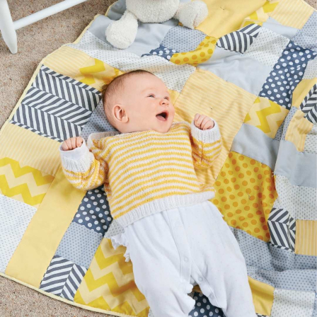 Patchwork Baby Quilt Sewing Pattern