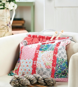 Patchwork Project Knitting Bag
