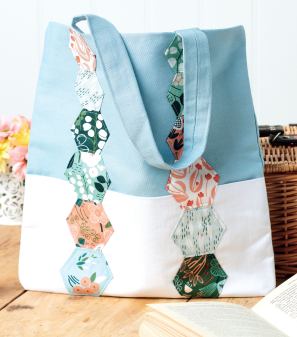 Hexagon Patchwork Tote Bag Sewing Pattern