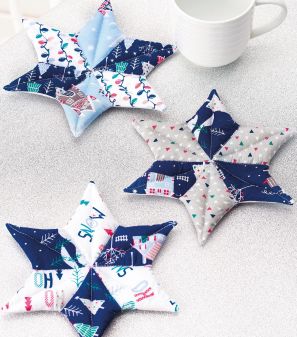 Patchwork Star Coasters