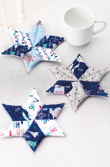 Patchwork Star Coasters