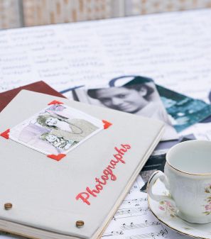 Hand Embroidered Photo Album
