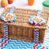 Upcycled Picnic Hamper Sewing Tutorial