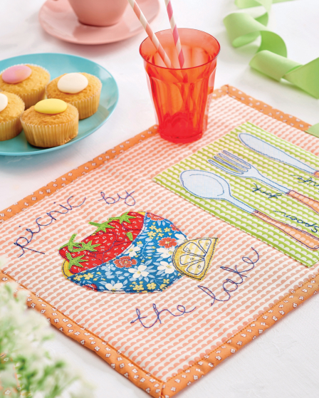 Freehand Embroidery Picnic Set Pattern Freehand Embroidery Picnic Set Pattern