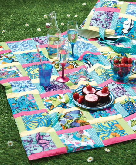Picnic Tote Bag and Quilt Sewing Pattern