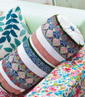 Liberty Print Bolster Cushion