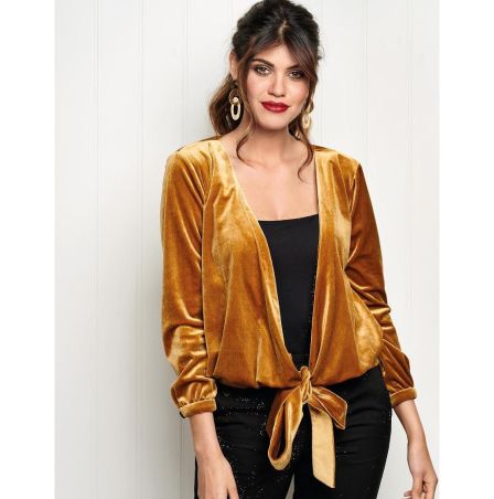Aurora Wrap Top