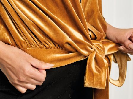 Aurora Wrap Top