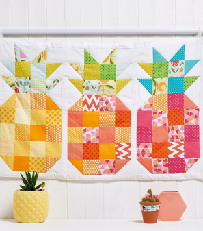Pineapple Quilt Block Wall Hanging Pattern