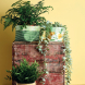 Easy Fat Quarter Plant Pots Sewing Pattern