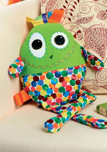 Retro Print Plush Monsters