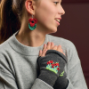 Remembrance Poppy Fingerless Mittens Sewing Pattern