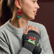 Remembrance Poppy Fingerless Mittens Sewing Pattern
