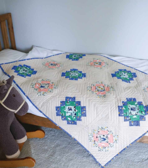 From Porto With Love Cot Quilt Tutorial