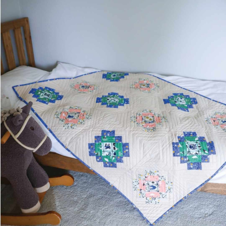 From Porto With Love Cot Quilt Tutorial