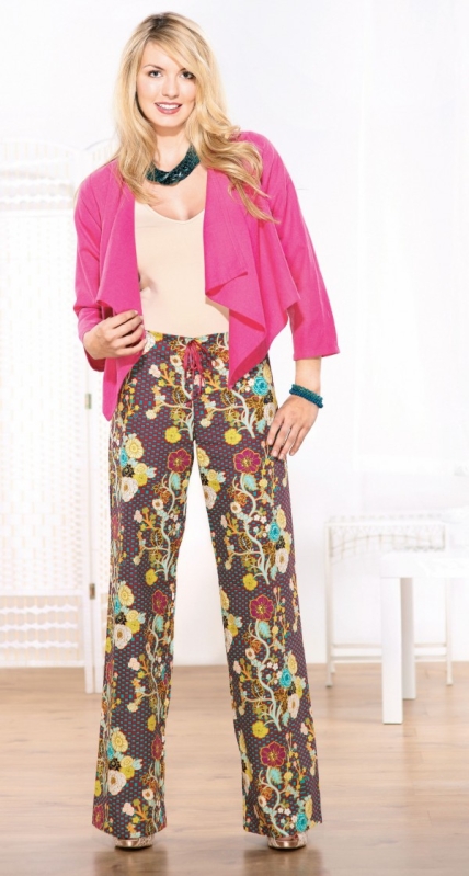 Comfy Patterned Trousers - Free sewing patterns - Sew Magazine