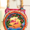Quilted Flamingo Bag