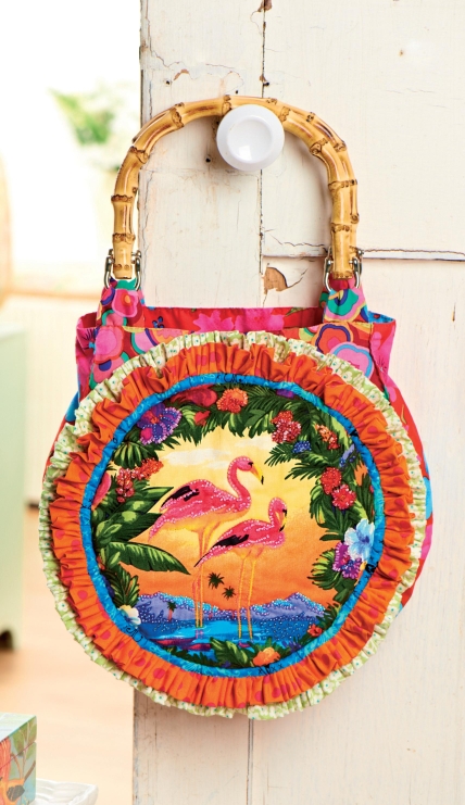 Quilted Flamingo Bag