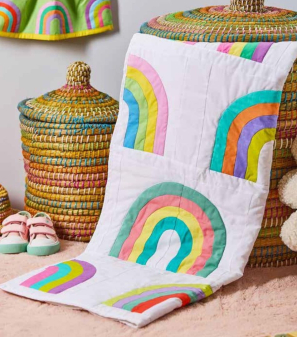 Rainbow Patchwork Sew-Along: Part One - Simple Quilt