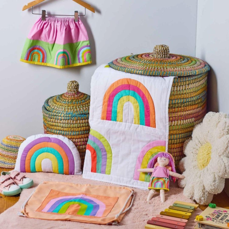 Rainbow Patchwork Sew-Along: Part One - Simple Quilt