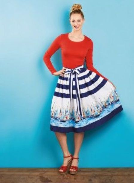 No-Pattern Regatta Skirt
