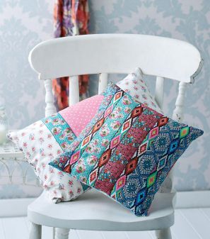 Renaissance Ribbons Brocade Braid Cushions