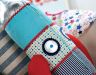 Retro Space Rocket Cushion