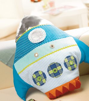 Rocket Tooth Fairy Cushion