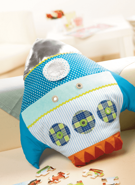 Rocket Tooth Fairy Cushion