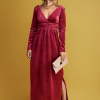Rosa Velvet Maxi Party Dress Sewing Pattern