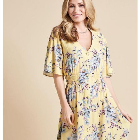 Rosie Flutter Sleeve Dress With Shirring Sewing Pattern