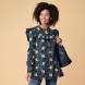 Ruffle Bib Blouse Top Sewing Pattern