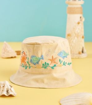Child’s Embroidered Seaside Sunhat