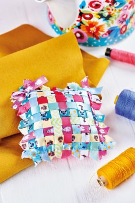 Ribbon Pincushion and Tag Toy