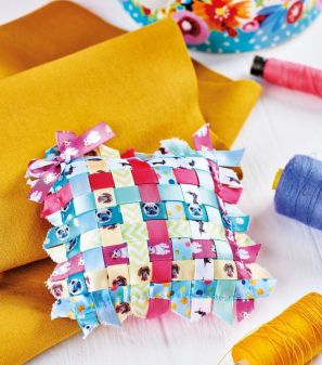 Ribbon Pincushion and Tag Toy