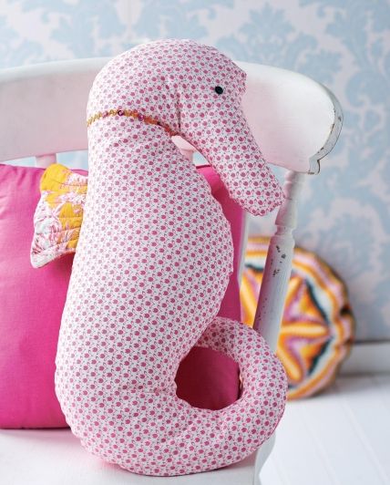 Seahorse cushion hotsell