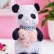 Bamboo Panda Heart Toy Sewing Pattern