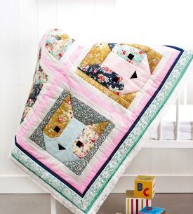 Cat block quilt