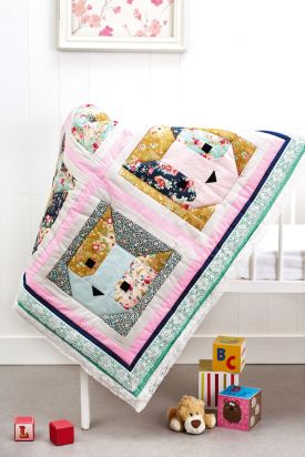 Cat block quilt