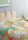 Chic patchwork throw