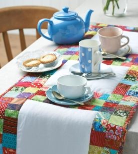 Patchwork table runner Patchwork table runner