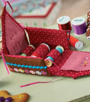 Gingerbread House Sewing Box