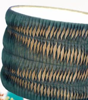 Silk Stitched Lampshade