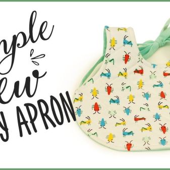 Simple Baby Apron: The Crafts Channel Template