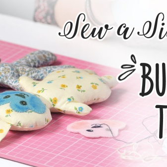 Simple Bunny Toy Template: The Crafts Channel