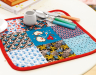Floral Placemat and Patchwork Cushion Set