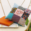 Floral Placemat and Patchwork Cushion Set